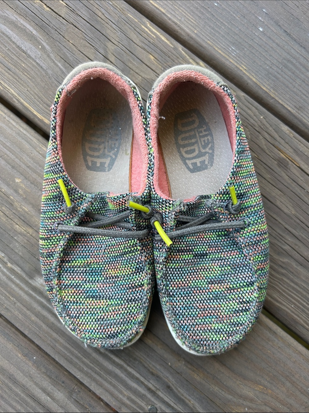Kids size 12 unisex hey dudes.